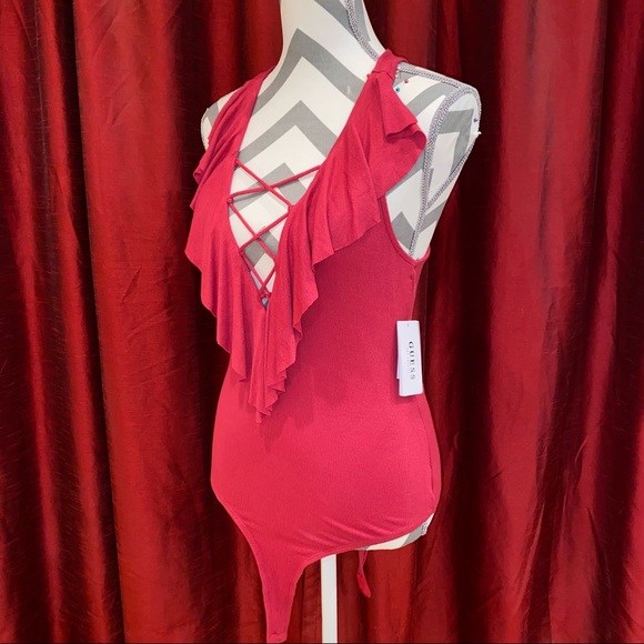 GUESS Half Moon Ruffle Bodysuit - Picture 3 of 4
